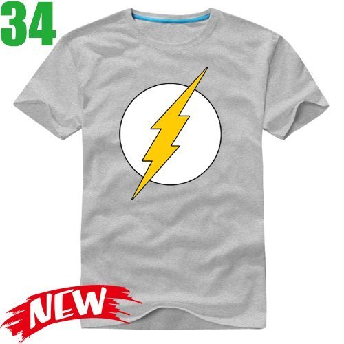 【閃電俠 The Flash】短袖超級英雄系列T恤(共6種顏色可供選購) 任選4件以上每件400元免運費!【賣場二】