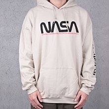 【HYDRA】Nasa Hoodie Sweatshirt 美國 太空總署 米白 Logo 帽T【46679890】