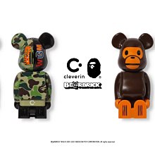 【日貨代購CITY】BAPE BE@RBRICK cleverin MILO 鯊魚 一組 庫柏力克 公仔 加護靈 現貨