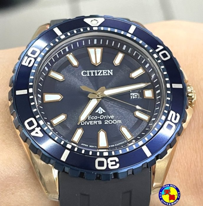 【全新原廠CITIZEN】星辰 水鬼光動能200M潛水錶 BN0196-01L【天美鐘錶店家直營】【下殺↘超低價有保固】