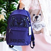 Kenzo Tiger Backpack 大型虎頭後背包 丹寧