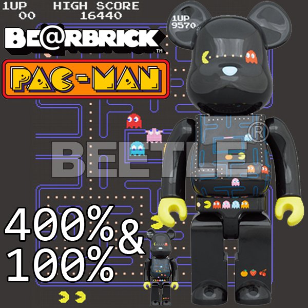 未使用品未使用品BE@RBRICK PAC-MAN 100％ 400％ その他 | purcellcom.com