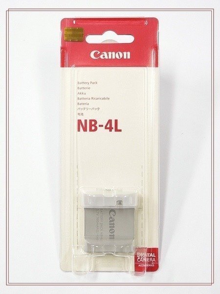 【華揚數位】【現貨】☆全新 Canon 原廠鋰電池 NB-4L☆