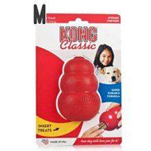 Ω永和喵吉汪Ω-美國KONG Classic 紅色經典葫蘆抗憂鬱玩具T2（M）狗益智玩具~讓狗狗找對東西打發時間