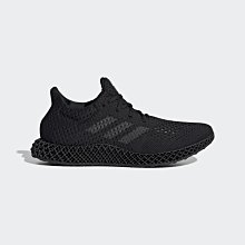 南◇2021 7月 ADIDAS 4D FUTURECRAFT 跑鞋 Q46228 全黑 透氣 避震 網布 運動慢跑鞋