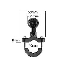 機車手機支架配件 車把底座 後視鏡底座 連接桿 球頭底座