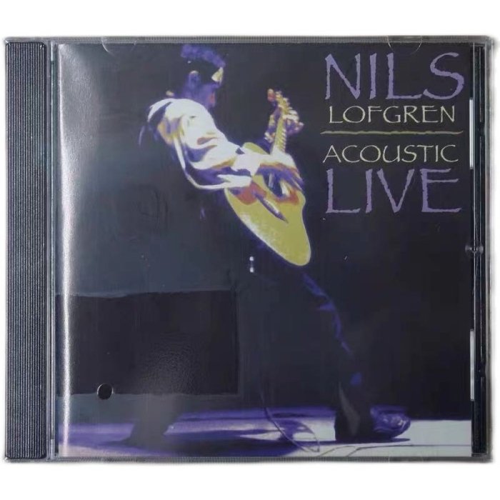 樂迷唱片~吉他名盤  Nils Lofgren Acoustic Live 不插電吉他原音現場 CD