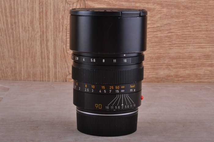 【品光攝影】Leica 徕卡 Summicron-M 90mm F2 III E55 黑色 加製 大頭九 #54165