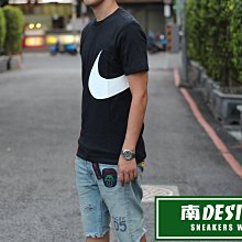 南◇2016 8月 NIKE OVERSIZE BIG SWOOSH 短TEE 黑白 大勾勾 短T 804999-010