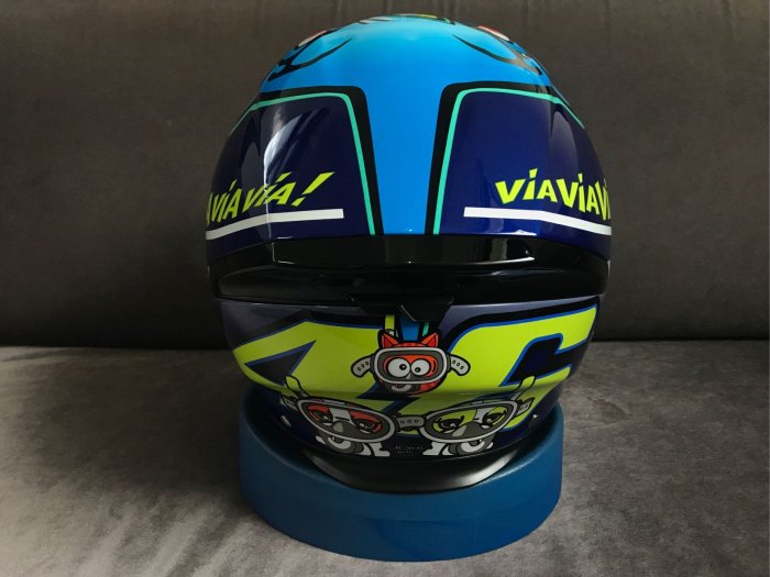 [阿群部品］義大利版AGV K5-JET Rossi Misano 2015 鯊魚 彩繪 3/4 半罩帽 ROSSI 內墨鏡 Via Via Via K5JET