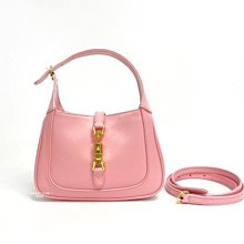 台中店  遠麗精品~ I0189 GUCCI  Jackie 經典復古粉色牛皮賈姬包 637091