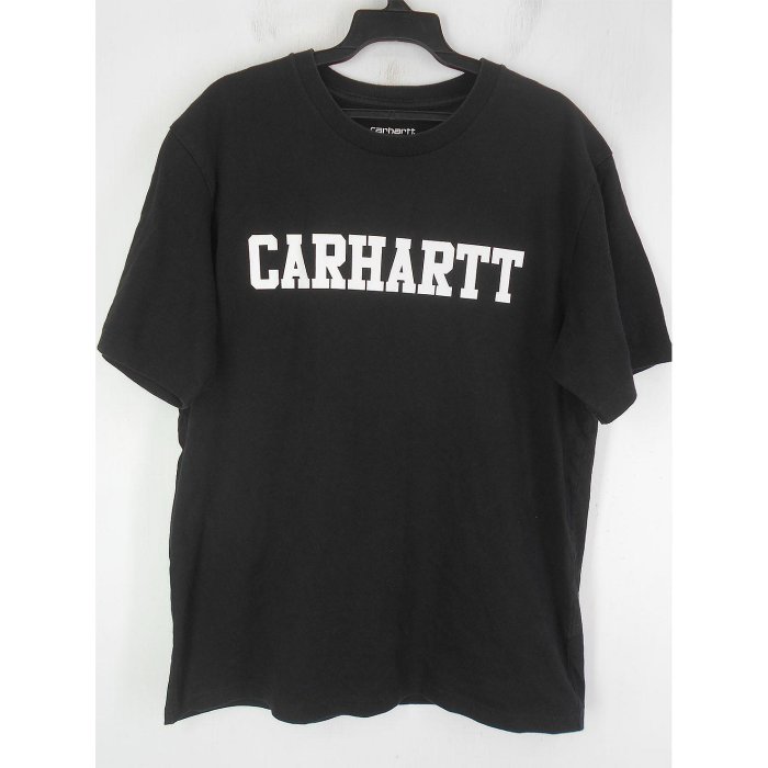 男 ~【carhartt】黑色休閒T恤 M號(4B210)~99元起標~