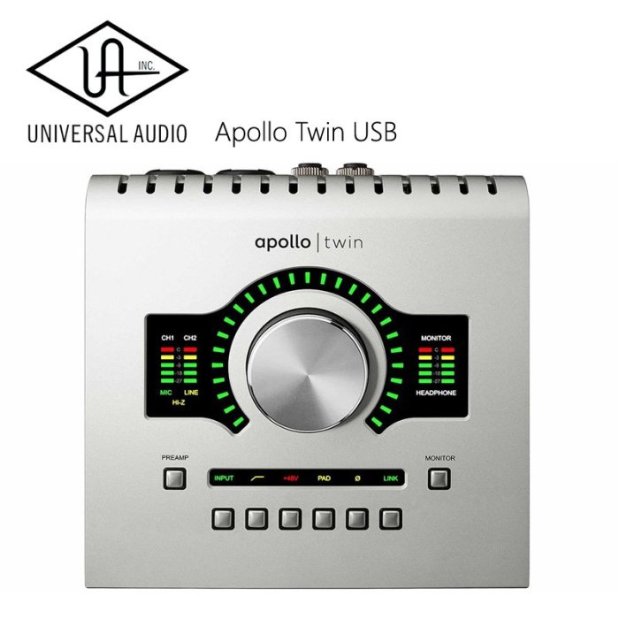 UNIVERSAL AUDIO Apollo Twin USB3.0錄音介面