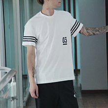 限時特價 南 ADIDAS SS 03 DS BOX Cz8954 白色 三條線 短TEE 愛迪達 男生 短T 基本款