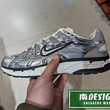 南🔥2024 1月 NIKE P-6000 金屬質感 太空元素 反光 跑步 透氣 緩震 男款 銀 CN0149-001