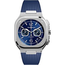 Bell & Ross BR 05系列時尚計時機械錶 BR05C-BU-ST/SRB