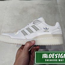 南🔥2022 11月 ADIDAS OG FORUM LOW CL 復古 藍標 低筒 休閒 男女款 白灰 HQ1506