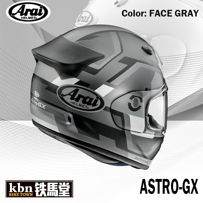 ☆KBN☆鐵馬堂日本Arai ASTRO-GX 休旅通勤全罩安全帽FACE 灰| Yahoo