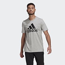 限時特價 南◇2021 6月 ADIDAS ESSENTIALS 短袖上衣 GK9123 灰 LOGO 基本 休閒短T