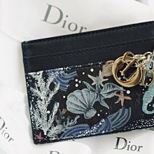 Dior 星空卡夾 藍黑 現貨