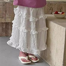90~140 ♥裙子(WHITE) B.DIARY-2 24夏季 BKK240502-047『韓爸有衣正韓國童裝』~預購