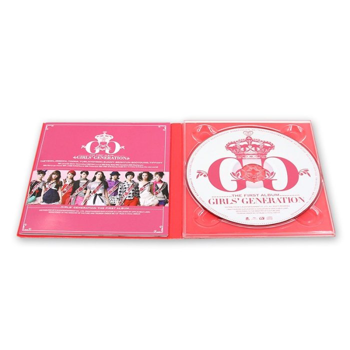 正版 少女時代 同名專輯 Girls Generation CD+寫真集