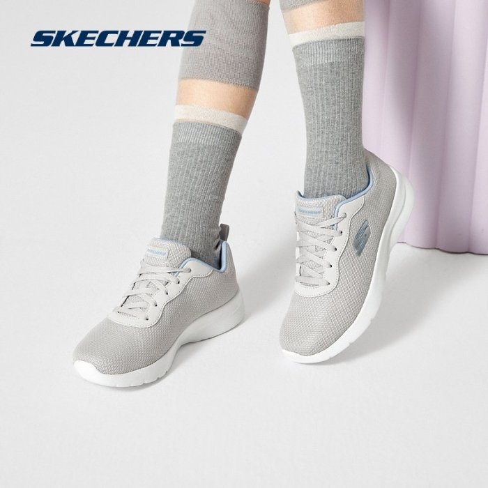 Skechers女鞋秋季緩震跑步鞋舒適輕便健身運動男鞋健步鞋子