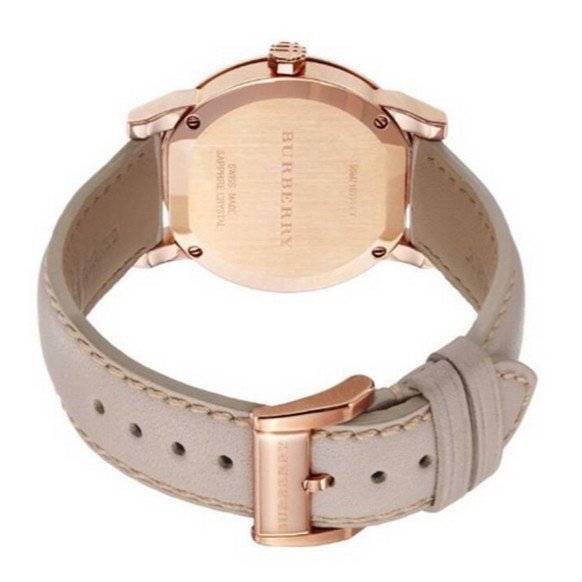 BURBERRY 巴寶莉 英國倫敦 全新真品 粉色皮帶 女錶 手錶 女生腕錶BU9104