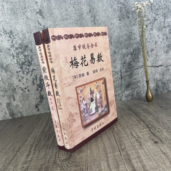 特價！梅花易數+紫微斗數 康節說易全書 （邵雍） 著 陳明 點校 學林出版社