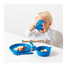 鬍子熊 IKEA代購~ 餐盤 (6件裝)【2色】高盤緣設計 耐用無毒塑膠材質 不含雙酚A 野餐露營兒童餐具 KALAS