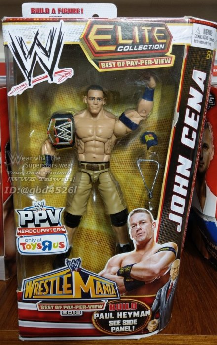 [美國瘋潮]正版WWE John Cena Best of PPV 2013 Elite Figure摔角狂熱精華版人偶