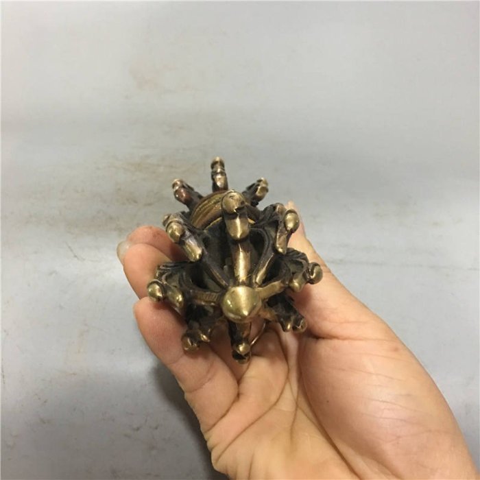 【熱賣精選】藏傳老銅法器 佛教圣物 銅工藝品擺件