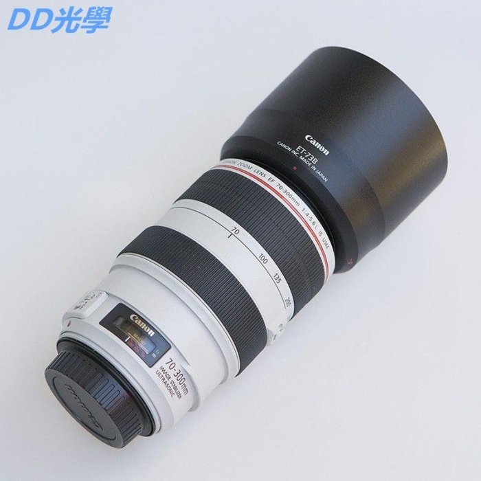 佳能70-300mm f4-5.6L IS USM紅圈鏡頭 ef70300胖白防抖長焦自動