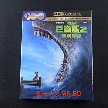 [藍光先生UHD] 巨齒鯊2 : 海溝深淵 UHD+BD 雙碟鐵盒版 Meg 2 The ( 得利正版 )