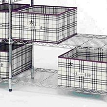 [ 家事達 ] 鍍鉻層架專用  大收納盒 (W42*D44*H20 CM)/個 : DL-304 特價