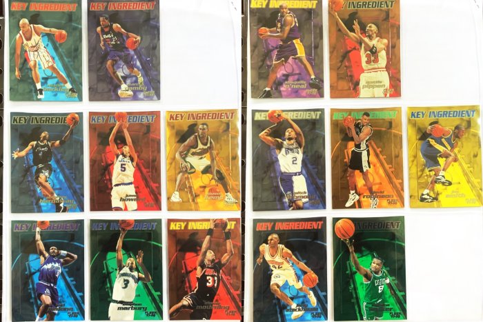 NBA老卡 97 fleer key ingredient part1