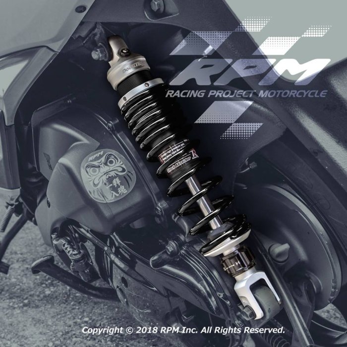 【龍昌機車材料精品】RPM Double R RR後避震 阻尼可調 避震器 RS RSZ CUXI