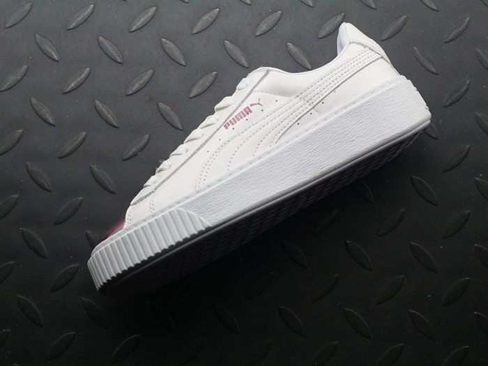 Puma Basket Platform彪馬蕾哈娜 松糕鞋板鞋玫瑰金女鞋366169-04