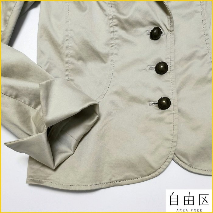 日本二手衣✈️自由區 彈性薄外套 日本製 女M號 休閒外套 ONWARD 樫山 自由区 OL外套 長袖外套 AF603O