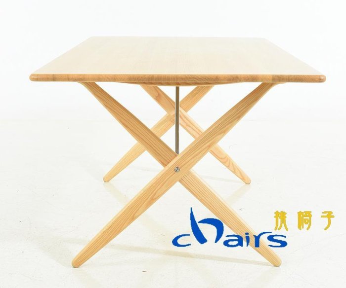 【挑椅子】 PP85 Cross Legged Dining Table 實木桌 餐桌 洽談桌 (復刻版) TB-026