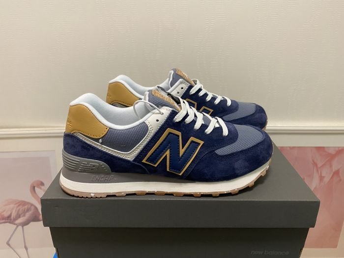 New Balance ML574AB2 NB新百倫新配色 紐巴倫 男女鞋 複古運動休閑鞋 跑步鞋 ENCAP緩震中底—Nice me耐覓潮裝館