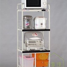 [ 家事達]台灣AR0MA 多功能2拉2抽4層電器架 收納架 (含二孔插座) 特價
