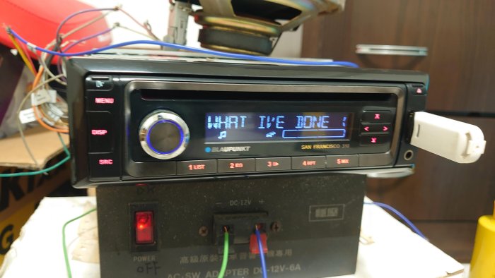 BLAUPUNKT 德國藍點 San francisco 310 CD MP3 USB AUX SD 音響主機