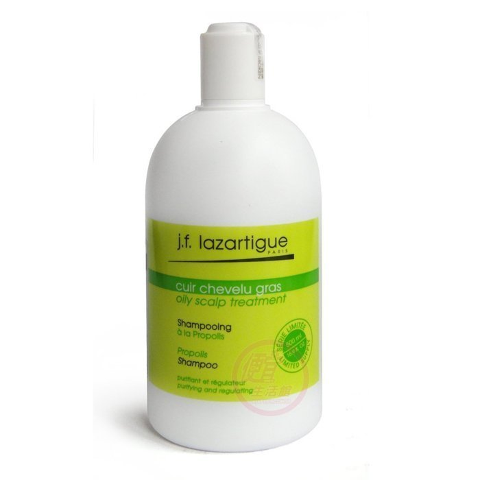 便宜生活館【洗髮精】j.f. lazartigue 娜莎迪(拉贊提) 極緻蜂膠晶洗500ml 油性敏感頭皮用 (可超取)