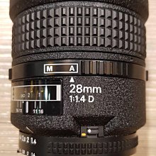 ＠佳鑫相機＠（中古託售品）Nikon AF 28mmf 1.4D 大光圈廣角鏡頭