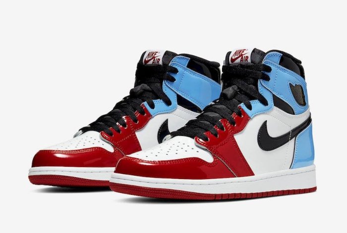 C.M】Air Jordan 1 Fearless UNC Chicago 警燈台灣公司貨附發票漆皮