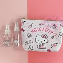 ♥小花花日本精品♥HelloKitty 化妝包 噴瓶二入組~3