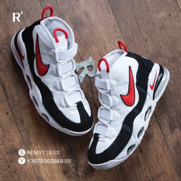 R'代購Nike Air Max Uptempo 95 Pippen 羅賓森白黑紅公牛CK0892-101