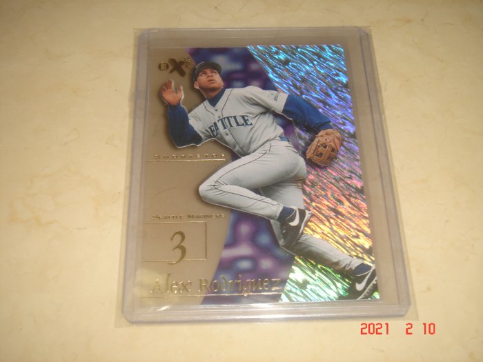 美國職棒 Mariners Alex Rodriguez 1998 Fleer EX SAMPLE  球員卡