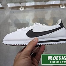 南🔥2023 12月 NIKE Cortez Basic SL 復古 阿甘鞋 皮革 大童 女款 白黑904764-102